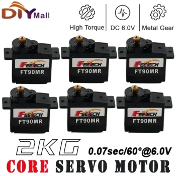 1/2/4 PCS Feetech FT90M Digital Metal Gear Micro Servo 2kg Torque High Performance Mini Motor for RC Cars Drones Robots – AliExpress 26