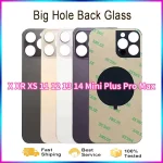 1 Piece Replacement Big Hole Back Glass For iPhone X XR XS 11 12 13 14 Mini Plus Pro Max Housing Rear Battery Cover – AliExpress 202192403