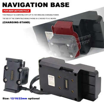 12mm 16mm 22mm Suitable for BMW R1200 R1250 R1300 F750 F850 GS CRF1000L Adventure Phone GPS Navigation Stand Wireless Charging – AliExpress 201355758