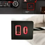 12V/24V Car Dual Charger Socket QC3.0 USB PD Type C Charging Outlet Power Adapter Phone Charger Fit For Multivan T5 2003-2009 – AliExpress 34