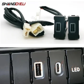 12V/24V Car QC3.0 USB Dual Charger Port Charger Phone Charging Adapter Interface Socket for Iveco Daily Accessories – AliExpress 34