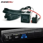 12V/24V Car USB QC3.0 Type-C PD Dual Ports Phone Charger Socket Fit For Toyota Highlander Land Cruiser For Prado 150 Rav4 Camry – AliExpress 34