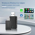 2in1 Wireless Carplay Adapter Android Auto Wired to Wireless Dongle AI Smart Box Automatic Connection Car Intelligent Systems – AliExpress 34