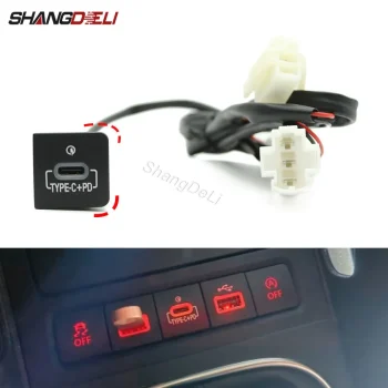 Car Quick Charger Type-C PD Charge Phone Charging Interface Socket Adapter For VW Golf 6 Jetta 5 MK6 Scirocco 2006 -2012 – AliExpress 34
