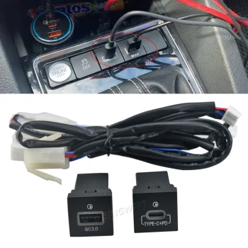 Car USB Charger PD Quick Charge QC3.0 Phone Charging Adapter Outlet Button For Volkswagen Golf 6 Jetta 5 MK6 Scirocco 2006-2012 – AliExpress 34
