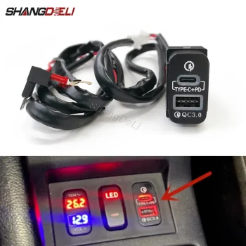 Car USB Charger PD Quick Charge USB Phone Charging Adapter Outlet For Mitsubishi Outlander Lancer Pajero Sport ASX V73 V93 V97 – AliExpress 34