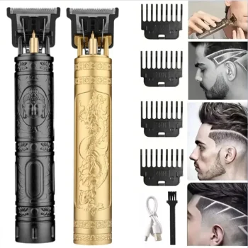 Carving Hair Clipper Professional Hair Cutting Machine Barber Rechargeable Hair Trimmer Metal Haircut Machine Clipper for Men – AliExpress 6