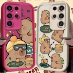 Cute Hamburger Capybara Soft Phone Case for Samsung Galaxy S24 S25 S23 Ultra S22 S21 Plus FE A36 A56 A26 A16 A06 A25 A35 A55 5G – AliExpress 202192403
