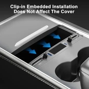 Docking Station for Tesla Model 3 Y 27W Quick Charger USB Shunt Hub Extension Center Console Smart Sensor Accessories 2021-2023 – AliExpress 34