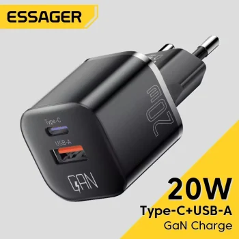 Essager 20W GaN USB Type C Charger PD Fast Charge Phone QC 3.0 Quick Chargers For iPhone 14 13 12 11 Pro Max Mini iPad Charging – AliExpress 202192403