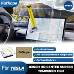Futhope 16 Inch Tempered Glass Screen Protector For Tesla model Y YL 2026 Juniper HD Center Control Film Installation tool – AliExpress 34