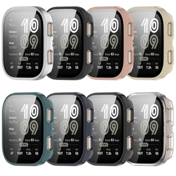 Glass+Case for Amazfit Bip 6 Tempered Glass Screen Protector & Hard PC Protective Bumper for Amazfit Bip6 Accessories S0U7 – AliExpress 44