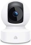Kasa 1080p Indoor Pan/Tilt Wired Security Camera – Works as a Baby & Pet Monitor, Motion Detection & Tracking, 2-Way Audio, Night Vision, Subscription-Free Local Storage or…