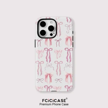 Luxury Magnetic Protection Case For iPhone 16 15 14 13 12 11 Pro Max 16 Plus Pink Bow Knot Pattern Wireless Charge PC Cover – AliExpress 202192403
