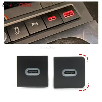 Car Dual Charger Socket Type-C PD USB QC3.0 Cigarette Lighter Interface Adapter Button For VW Golf 6 Jetta 5 MK5 Scirocco 06-14 – AliExpress 34