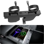 For Tesla Model 3 Y Highland Juniper 2025 45W Quick Charger Expansion Dock Hidden USB Shunt Hub Intelligent Docking Station – AliExpress 34