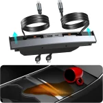 USB Charger Hub for Tesla Model Y Model 3 Center Console Retractable Phone Charger Model Y/3 Accessories 2024 2023 2022 2021 – AliExpress 34