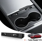 YZ For New Tesla Model Y 3 Juniper Highland 2025 45W Quick Charger Expansion Dock Car USB Shunt Hub Intelligent Docking Station – AliExpress 34