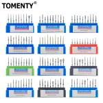 10pcs/Box TOMENTY Dental Diamond Burs Drill for High Speed Handpiece Dentistry Burs FG Series 1.6mm Dental Dentistry Material