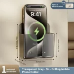 2pcs Wall-Mounted Phone Holder – 3 Colors, No Nails, Adhesive Mount, High-Quality Case, Mobile Wall Stand – AliExpress 202192403
