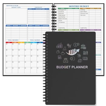 Budget Planner – Monthly Finance Organizer with Expense Tracker Notebook to Manage Your Money Effectively, Undated Finance Planner/Account Book, Start Anytimem,A5(8.6×5.9…