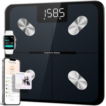 Etekcity Smart Scale for Body Weight, FSA&HSA Eligible, Bathroom Digital Weighing Scale with BMI, Body Fat, Muscle Mass, Accurate Bluetooth Home User Health Equipment Sync Apps,…