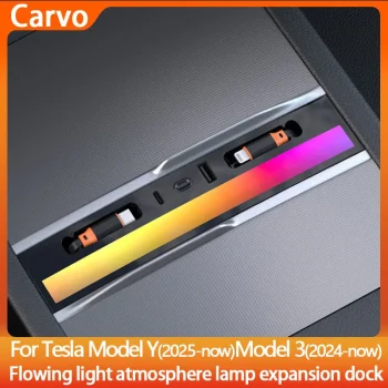 For New Tesla Model Y Juniper 2025+ Model 3 Highland 2024+ Docking Station Quick Charger Shunt Hub For Central Control Splitter &ndash; AliExpress 34
