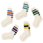 Fszsaa Fun Novelty Retro Striped Crew Socks For Women Sporty Calf Casual Cotton Tube Socks Women Fszsaa Fun Novelty Retro Striped Crew Socks For Women Sporty Calf Casual Cotton Tube Socks Women