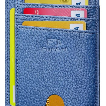 FurArt Slim Minimalist Wallet, Front Pocket Wallets, RFID Blocking, Credit Card Holder for Men