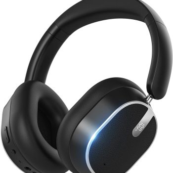 Hybrid Active Noise Cancelling Bluetooth Headphones,Bluetooth 6.0 Over Ear Wireless Headphones with 60H Playtime, Hi-Res Audio, Deep Bass, Memory Foam Ear Cups for Home Office…