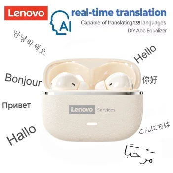 Lenovo 2026 AI Real Time Translation Wireless Earphones TWS Hi-Fi IMAX-level Sound Earphones Stereo ENC Noise Cancelling Earbuds – AliExpress 44
