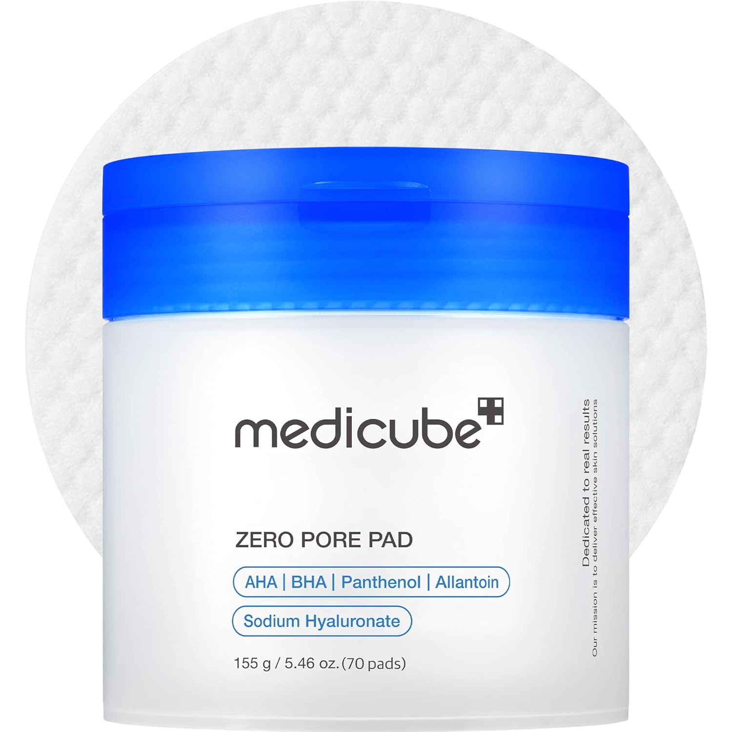 medicube Toner Pads Zero Pore Pad 2.0 | Dual-Textured Facial Pad for Exfoliation and Pore Care with 4.5% AHA Lactic Acid, 0.45% BHA Salicylic Acid | Ideal for All, Korean Skin... medicube Toner Pads Zero Pore Pad 2.0 | Dual-Textured Facial Pad for Exfoliation and Pore Care with 4.5% AHA Lactic Acid, 0.45% BHA Salicylic Acid | Ideal for All, Korean Skin...