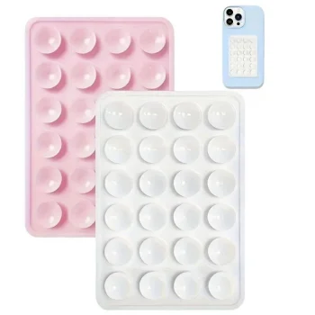 Multifunctional Suction Cup Wall Stand Silicone Suction Phone Holder Mat Square Anti-Slip Single-Sided Case Mount Back Sticker – AliExpress 202192403