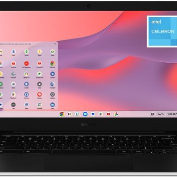 Samsung 14″ Galaxy Chromebook Go Laptop PC Computer, Intel Celeron N4500 Processor, 4GB RAM, 64GB Storage, ChromeOS, XE340XDA-KA2US, Student Laptop, Silver