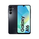 Samsung Galaxy A16 4G LTE (128GB + 4GB) International Model SM-A165F/DS Factory Unlocked, 6.7″, Dual SIM, 50MP Triple Camera (Case Bundle), Black