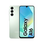 SAMSUNG Galaxy A16 4G LTE (128GB + 4GB) International Model SM-A165F/DS Factory Unlocked 6.7″ Dual Sim 50MP Dual Cam (Case Bundle) (Light Green)