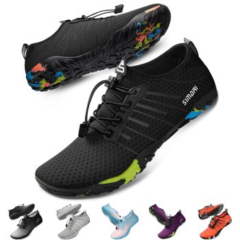 SIMARI Water Shoes for Women Men – Barefoot Quick-Dry Aqua Socks | Lightweight Swim Shoes for Surfing, Swimming, Beach Sports, Kayaking, Diving | Non-Slip Design