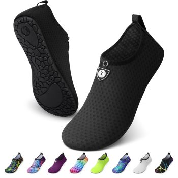 SIMARI Water Shoes for Women Men Swim Aqua Socks Beach Pool Essentials Barefoot Surf River Boat Kayak Sea Yoga Sand Exercise Sport Accessories Breathable Quick-Dry Adult Youth…