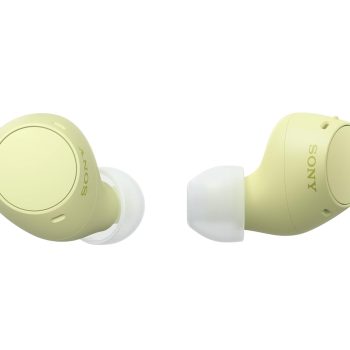 Sony WF-C510 Truly Wireless in-Ear Bluetooth Earbud Headphones with up to 22-Hour Battery, Multipoint-Connection, Mic and IPX4 Water Resistance, Butter Yellow