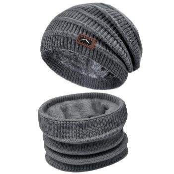 ZOORON Slouchy Beanies Hats for Men Women Cable Knit Winter Hats Chunky Beanie Skull Warm Cap