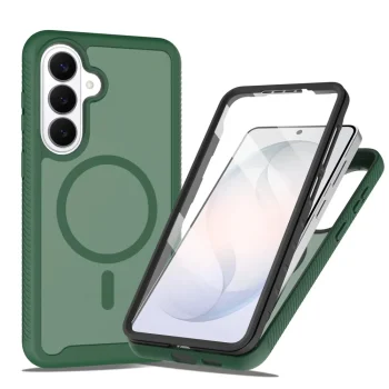 2 in 1 Heavy Duty Shockproof Case ForSamsung Galaxy A17 A37 A57 A16 A36 A56 Magnetic Armor with PET Screen Protector Clear Cover &ndash; AliExpress 202192403