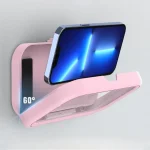 360° Rotation Waterproof Shower Phone Holder Wall Mounted Phone Holder Anti Fog Shower Case for 4-7