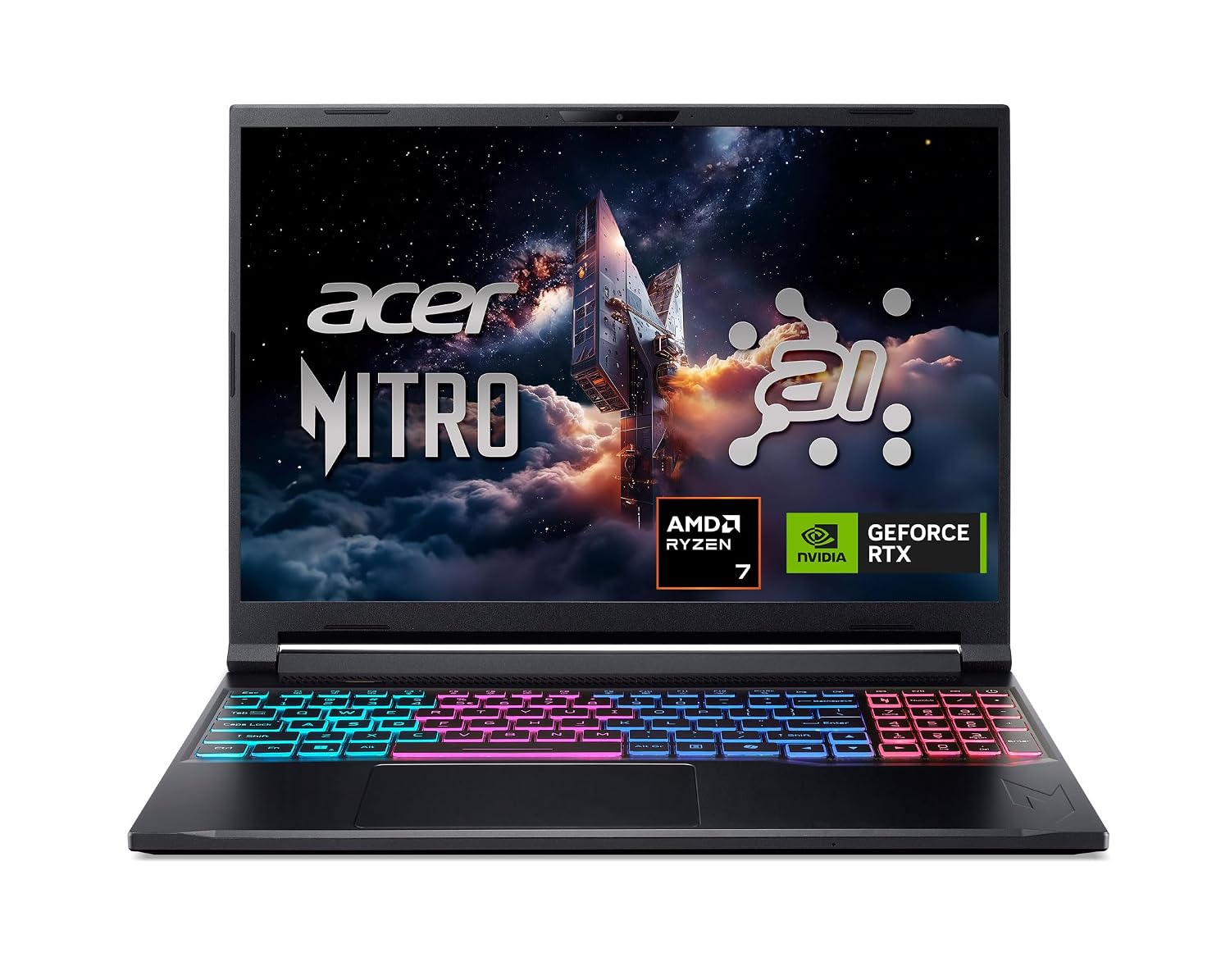 Acer Nitro V 16S AI Gaming Laptop | AMD Ryzen 7 260 Processor | NVIDIA GeForce RTX 5060 Laptop GPU (572 AI Tops) | 16" WUXGA IPS 180Hz Display | 32GB DDR5 | 1TB Gen 4 SSD |... Acer Nitro V 16S AI Gaming Laptop | AMD Ryzen 7 260 Processor | NVIDIA GeForce RTX 5060 Laptop GPU (572 AI Tops) | 16" WUXGA IPS 180Hz Display | 32GB DDR5 | 1TB Gen 4 SSD |...