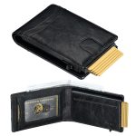 furid Card Wallet For Men Slim: Smart Rfid Minimalist Front Pocket Pop Up Wallet with ID Window – Stocking Stuffers Gifts Boxed for Husband Father at Birthday Anniversary