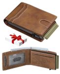 furid Gifts for Husband Him Valentines: Smart Wallet Rfid Blocking – Stocking Stuffers Gift Boxed For Boyfriend Father at Birthday Valentines Day Anniversary