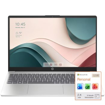 HP 15.6″ Ultrabook, 16GB RAM, 640GB Storage(512GB External and 128GB UFS), Office 365 1 Year, Intel 4-Core, Windows 11, Wi-Fi 6, Light and Slim for Everyday Use, no Mouse