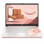 HP Business and Home Laptop, 8GB RAM, Intel Processor, Microsoft Office 365 1 Year, 64GB SSD, Windows 11 Home | No Mouse, Fast Response, Long Battery Life, Rose Gold