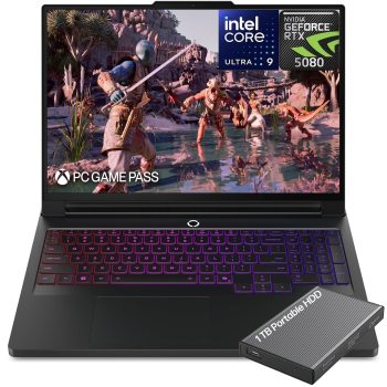 Lenovo Legion Pro 7i Gaming Laptop, 16″ 2.5K WQXGA OLED Display 240Hz, Intel Core Ultra 9 275HX, NVIDIA GeForce RTX 5080 16GB GDDR7, 32GB RAM, 1TB SSD, Wi-Fi 7, RGB Backlit, Win…