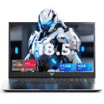 MALLRACE Laptop,18.5 Inch Laptops Computer with 7000 mAh Battery,AMD Ryzen 4300U (up to 3.7GHz),16GB DDR4 RAM 512GB SSD,AMD Radeon Graphics,WiFi,Dual Type-C,2026 Windows 11…