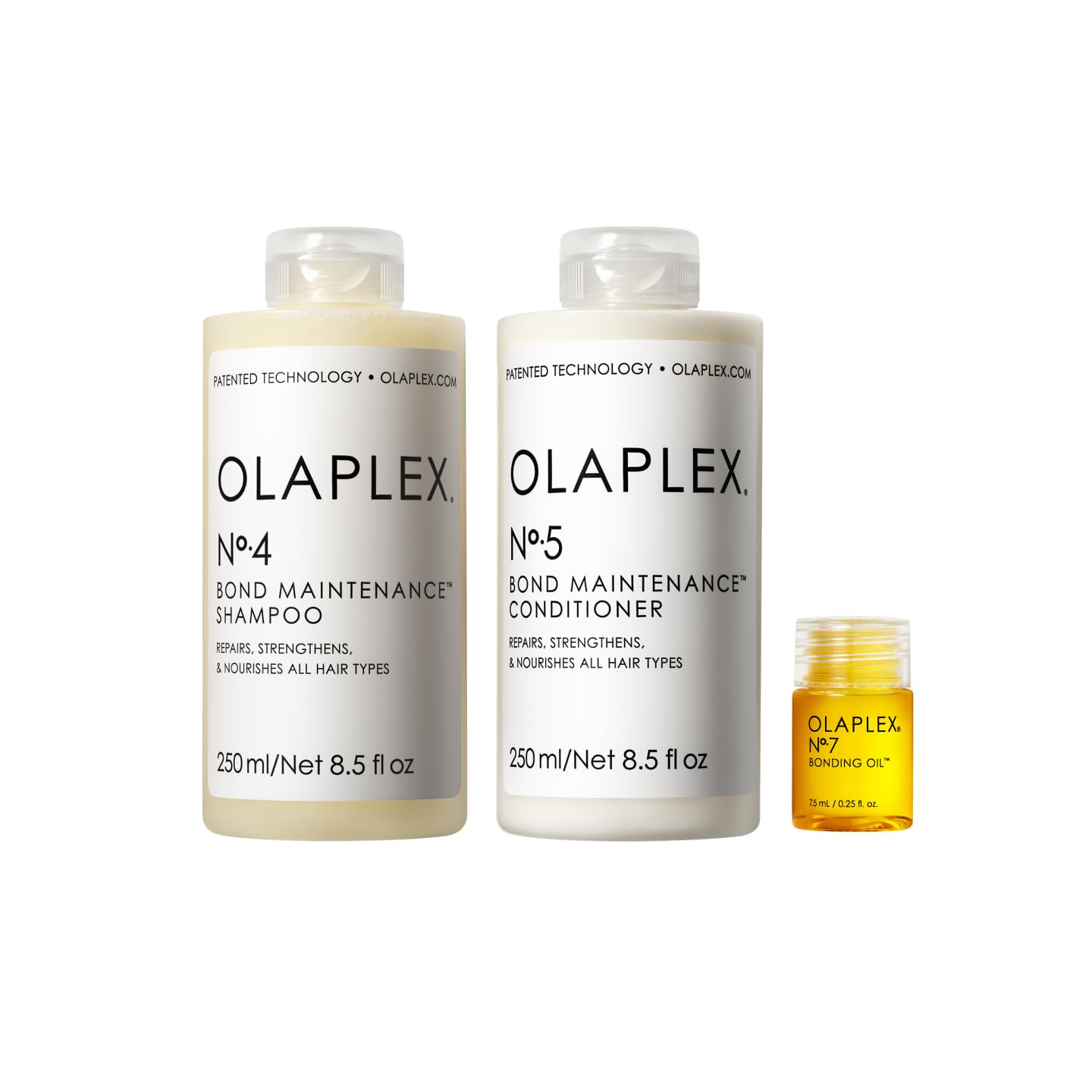 Olaplex Wash and Shine Hair Kit: N°.4, 5, 7, Shampoo & Conditioner Set | Cleanse, Hydrate, & Control Frizz Up to 72 Hours | Bonding Oil for Shine & Protect | For Coily, Curly,... Olaplex Wash and Shine Hair Kit: N°.4, 5, 7, Shampoo & Conditioner Set | Cleanse, Hydrate, & Control Frizz Up to 72 Hours | Bonding Oil for Shine & Protect | For Coily, Curly,...